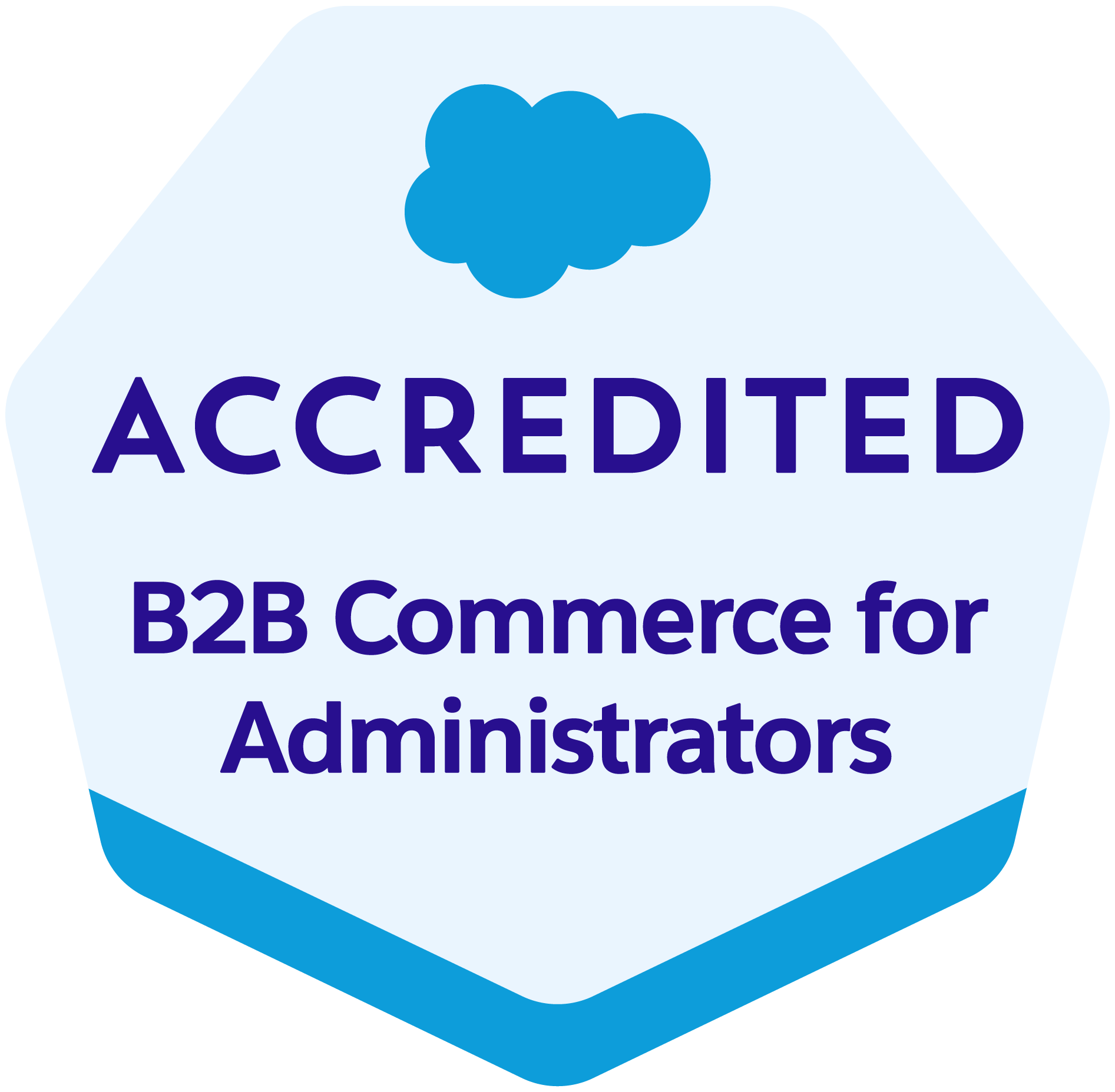 Salesforce B2B Commerce Admin certification badge